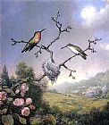 Hummingbirds and Apple Blossoms by Martin Johnson Heade